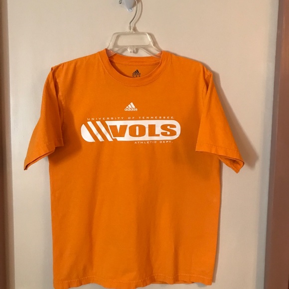 adidas Tops - Adidas Small UT VOLS 100%Cotton Shortsleeve Tshirt Orange White Good Condition